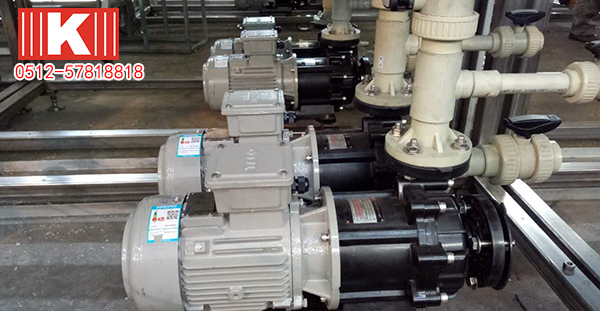 磁力驅動泵在杭州某客戶現場使用案例-昆山國寶過濾機有限公司